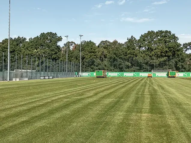 Der Trainingsplatz von Greuther Fürth erhält einen Hybridrasen