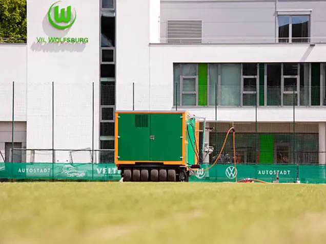 Hybridrasen Wolfsburg Trainingsplatz